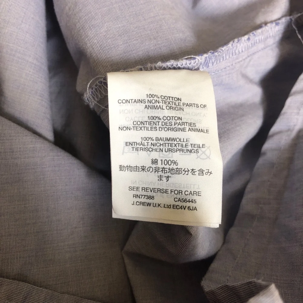 J. Crew crew tag